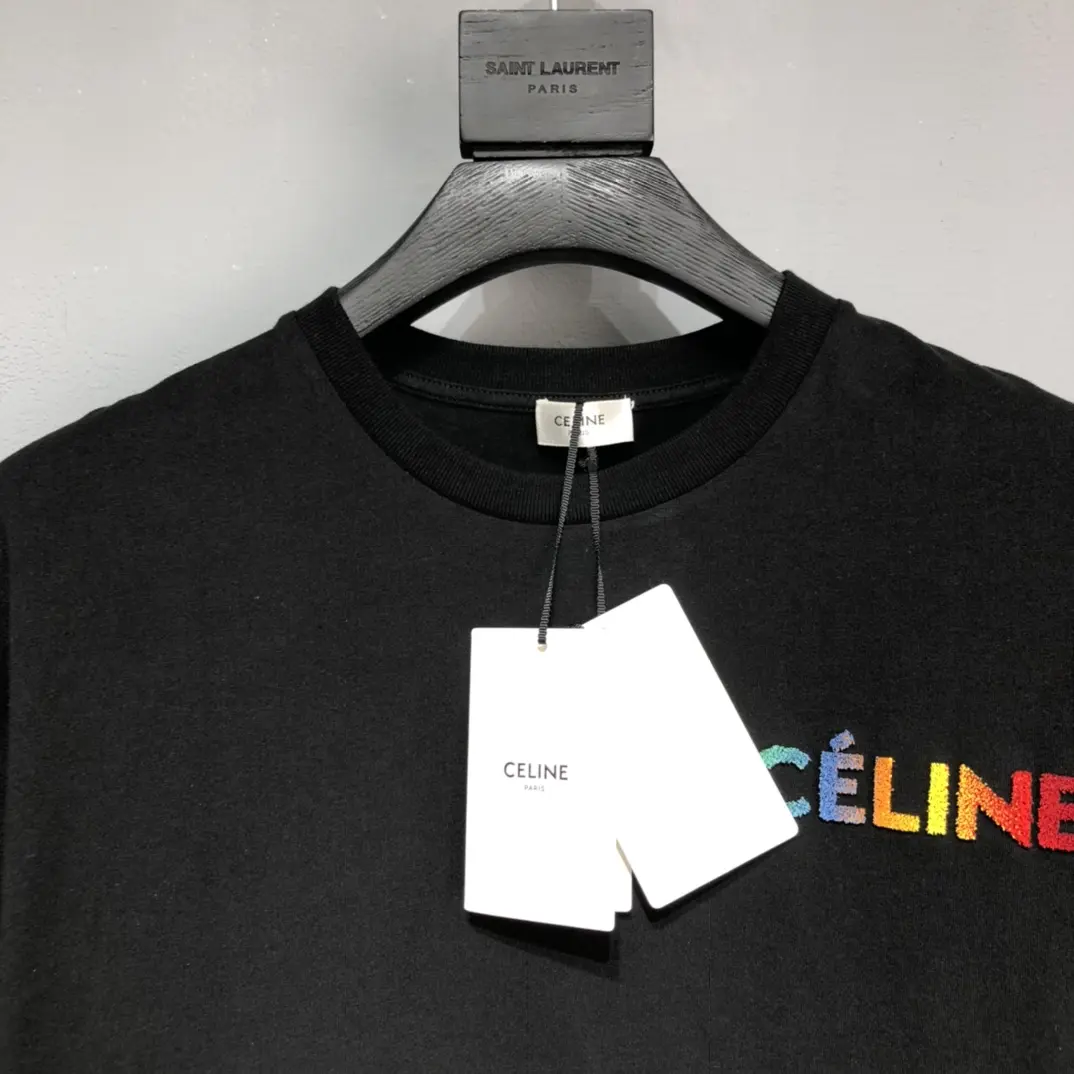 CELINE 2022SS new arrival T-shirt in black