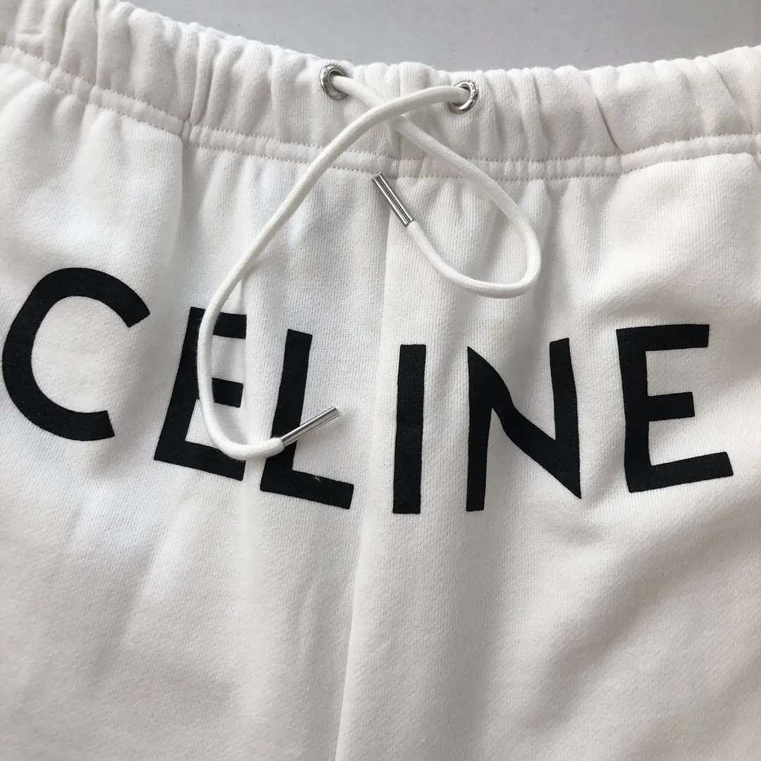 CELINE 2022SS fashion shorts in white