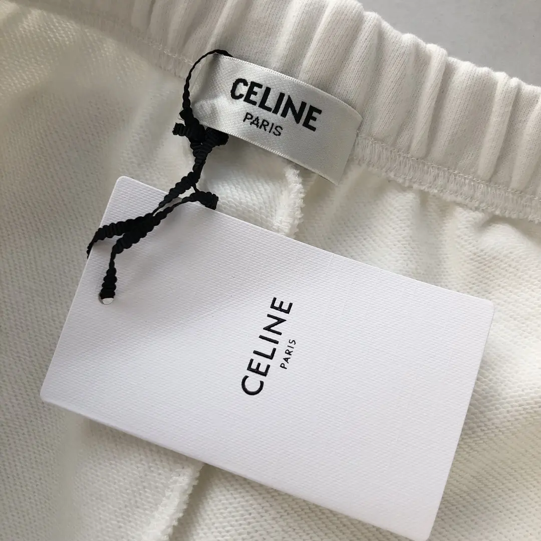 CELINE 2022SS fashion shorts in white