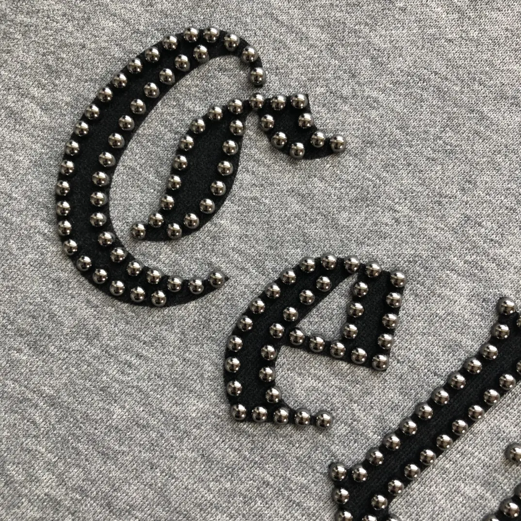 CELINE 2022FW fashion hoodies in grey