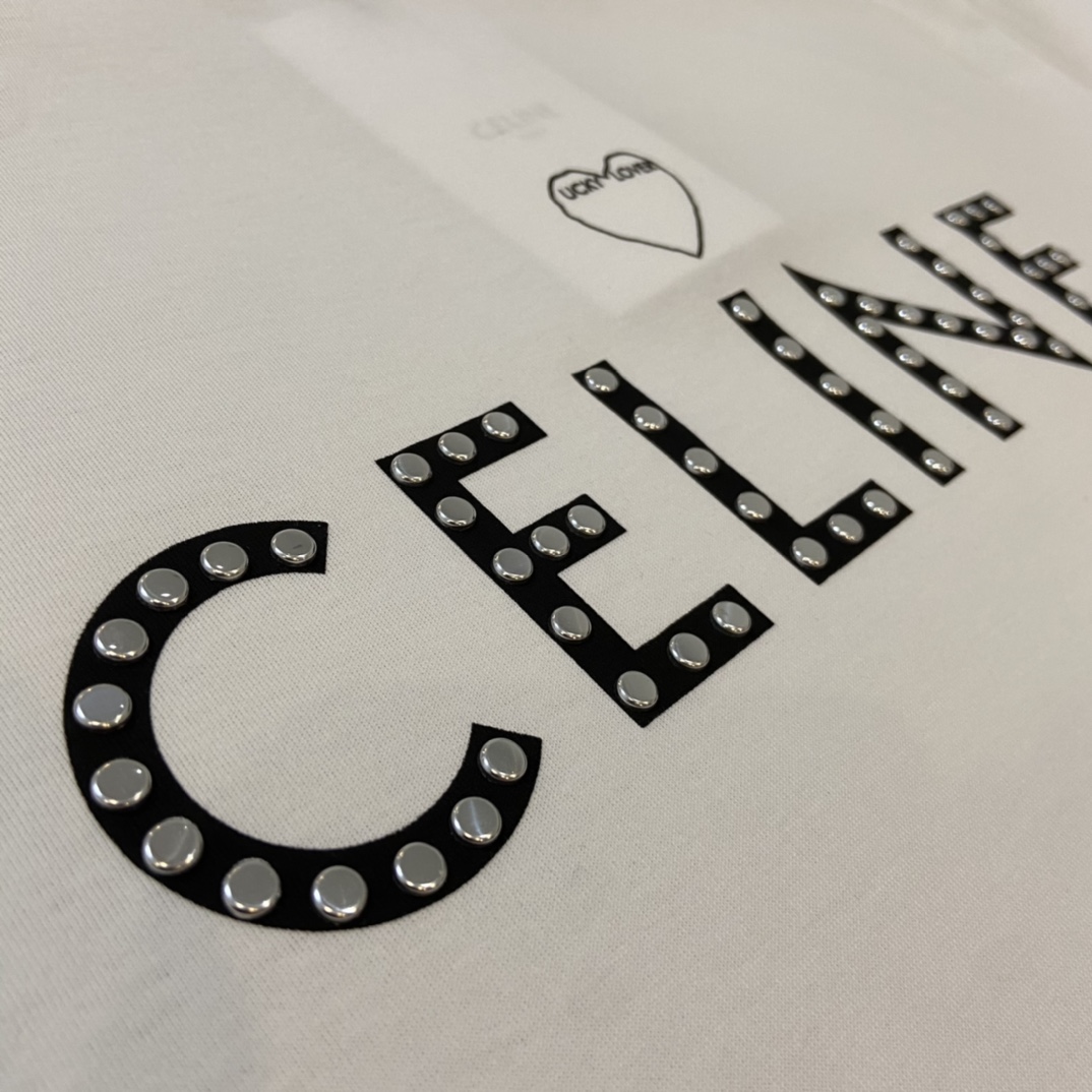 Celine 2022 new arrival loving heart T-shirt