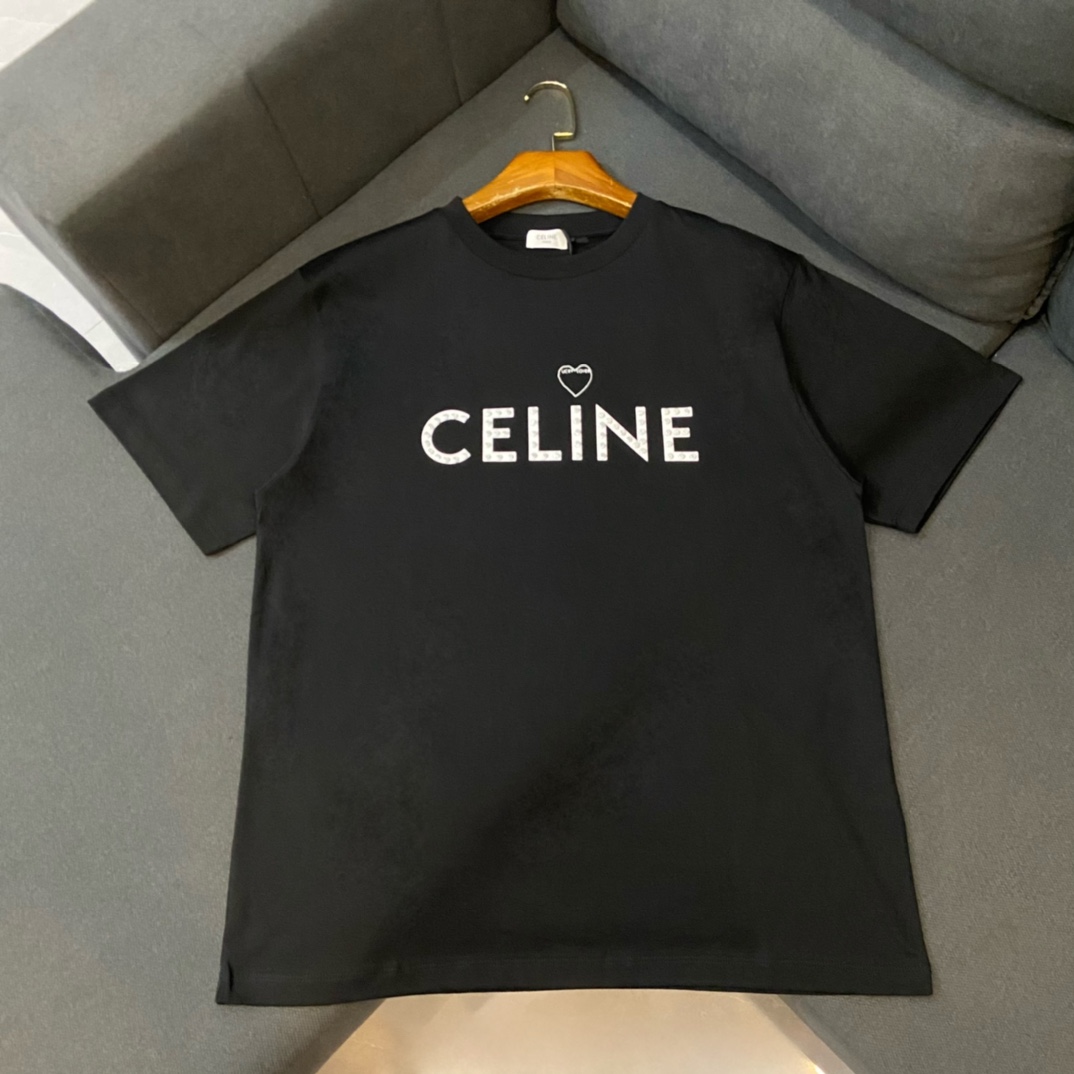 Celine 2022 new arrival loving heart T-shirt