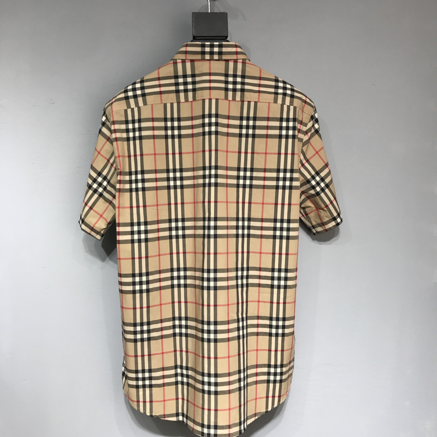 Burberry Vintage plaid short sleeve shirt