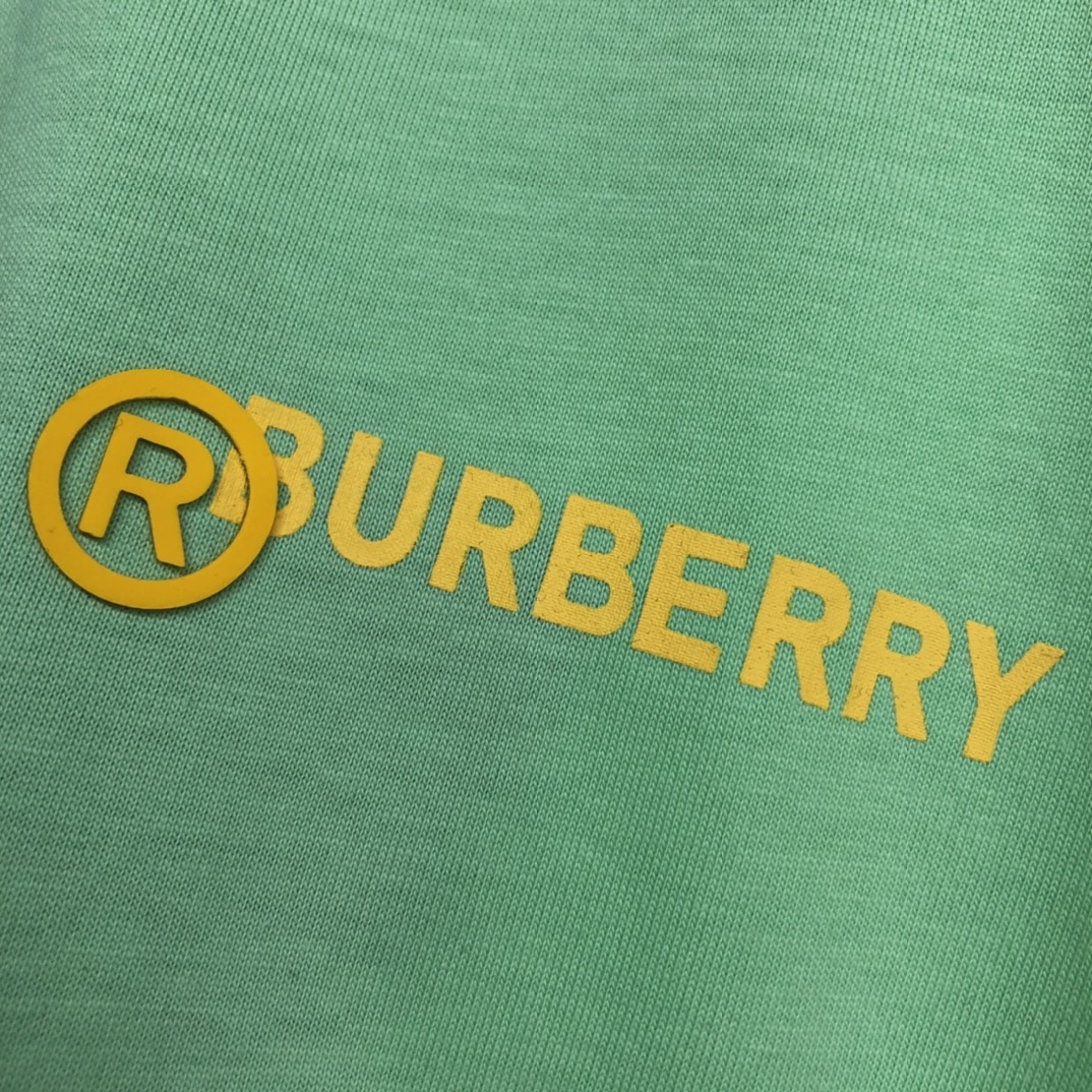 Burberry T-shirt Location Print Cotton Oversized