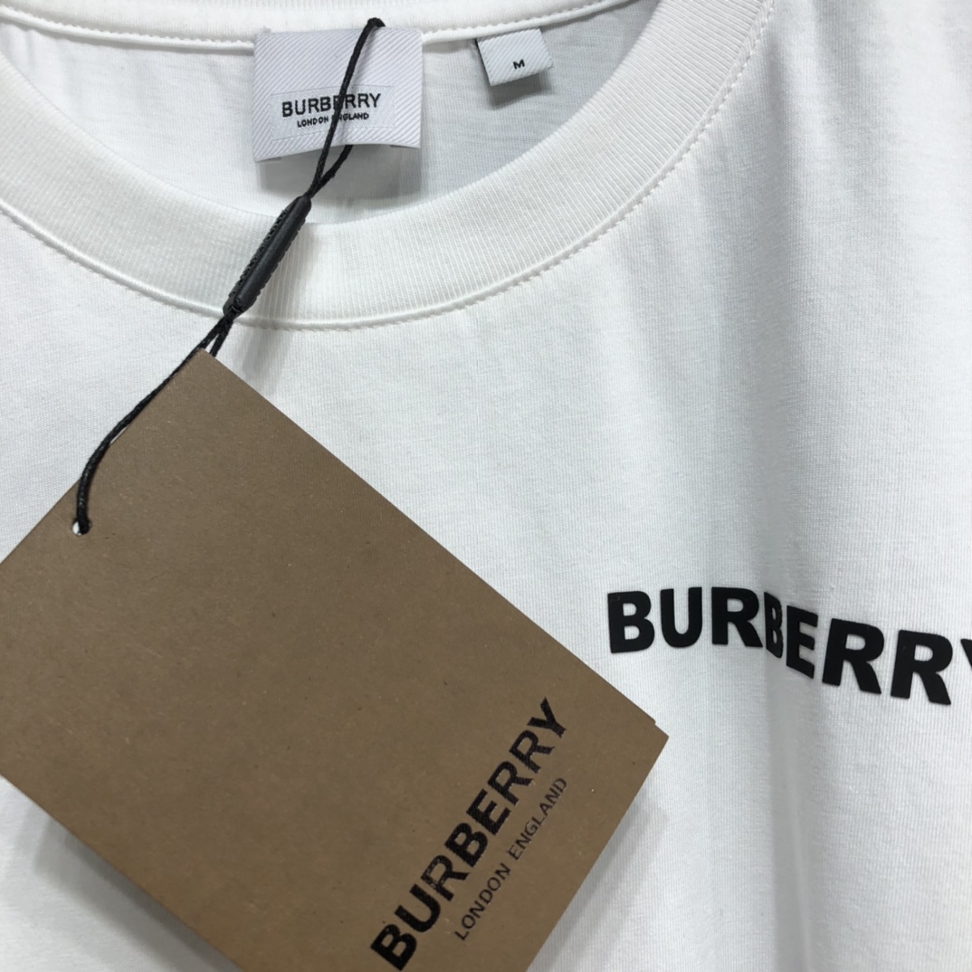 Burberry T-shirt Location Print Cotton Oversized