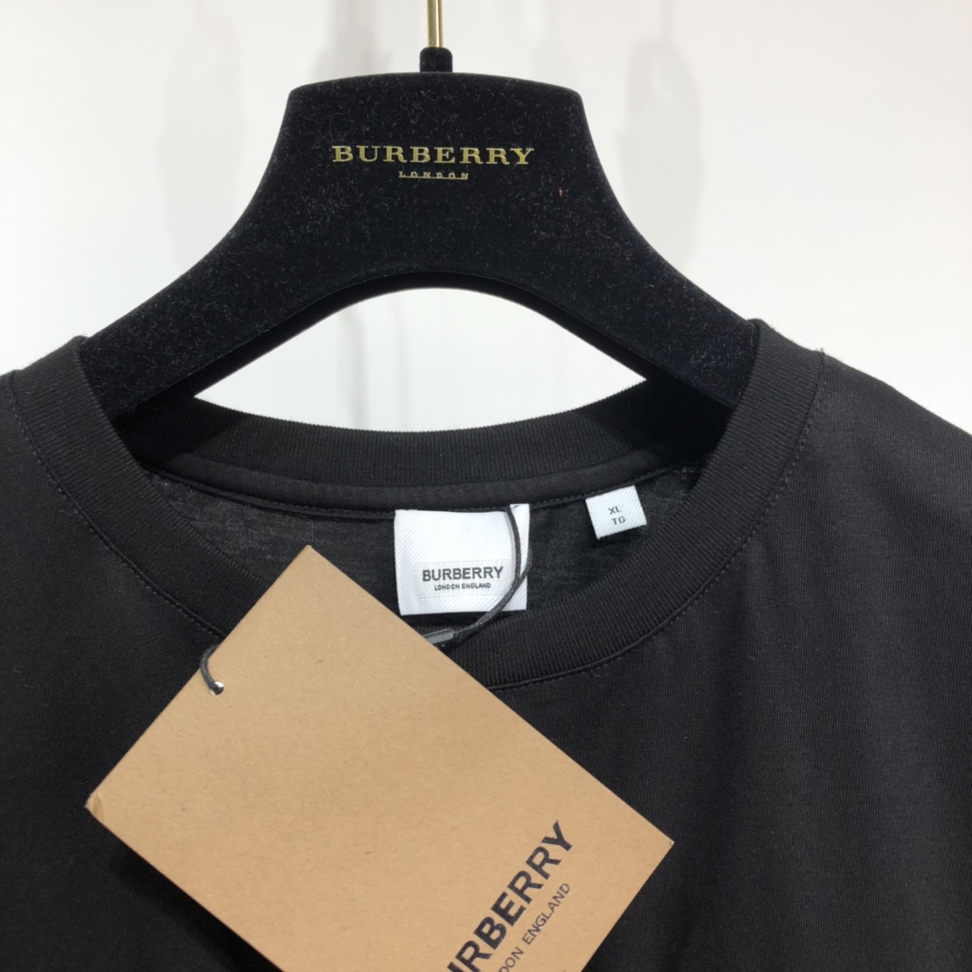 Burberry T-shirt Location Print Cotton Oversized