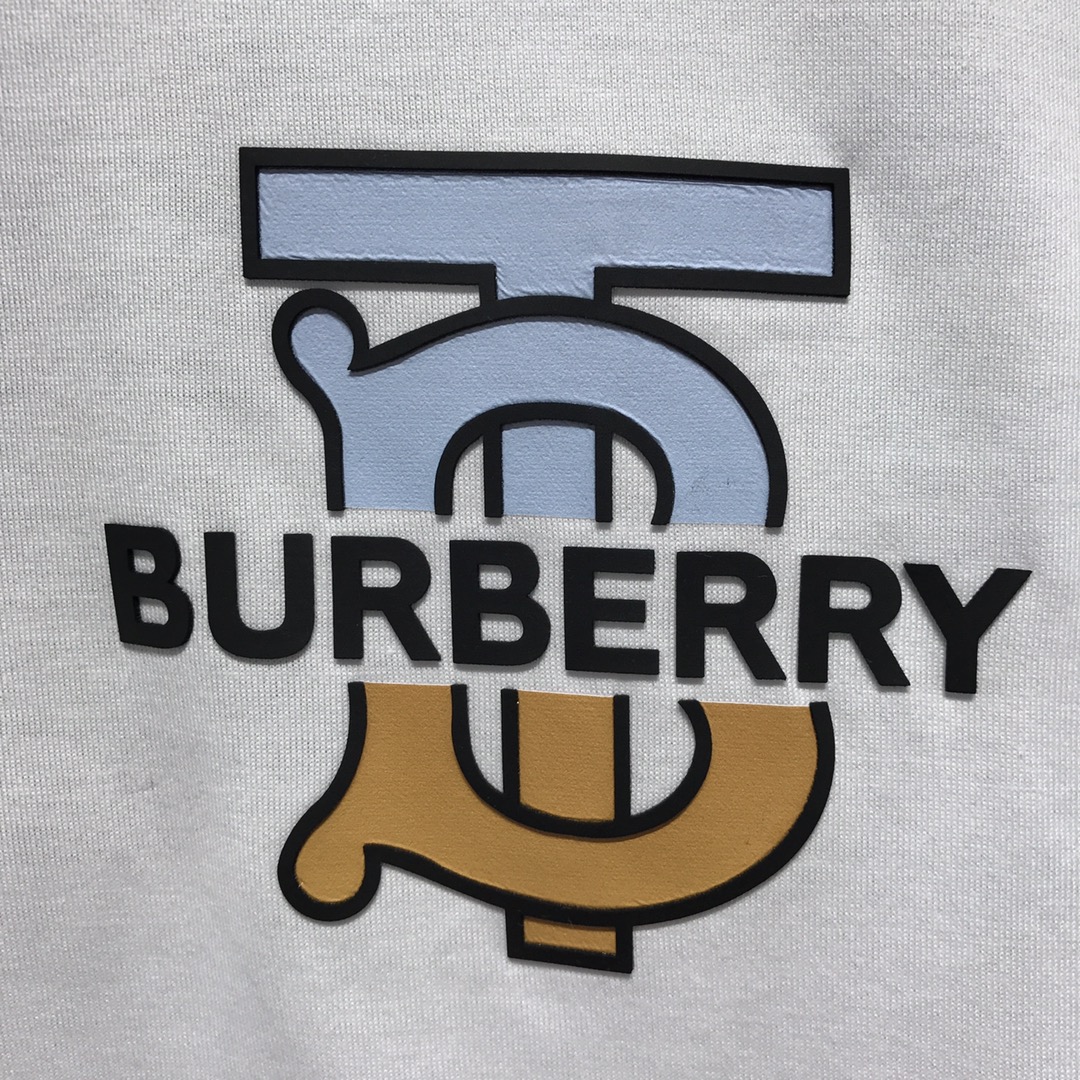 Burberry T-shirt Location Print Cotton Oversized