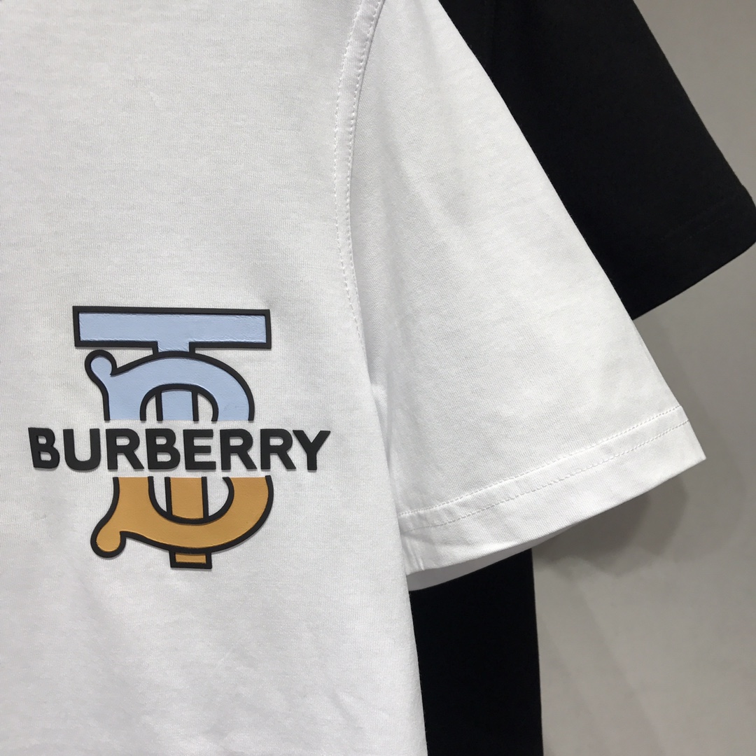 Burberry T-shirt Location Print Cotton Oversized