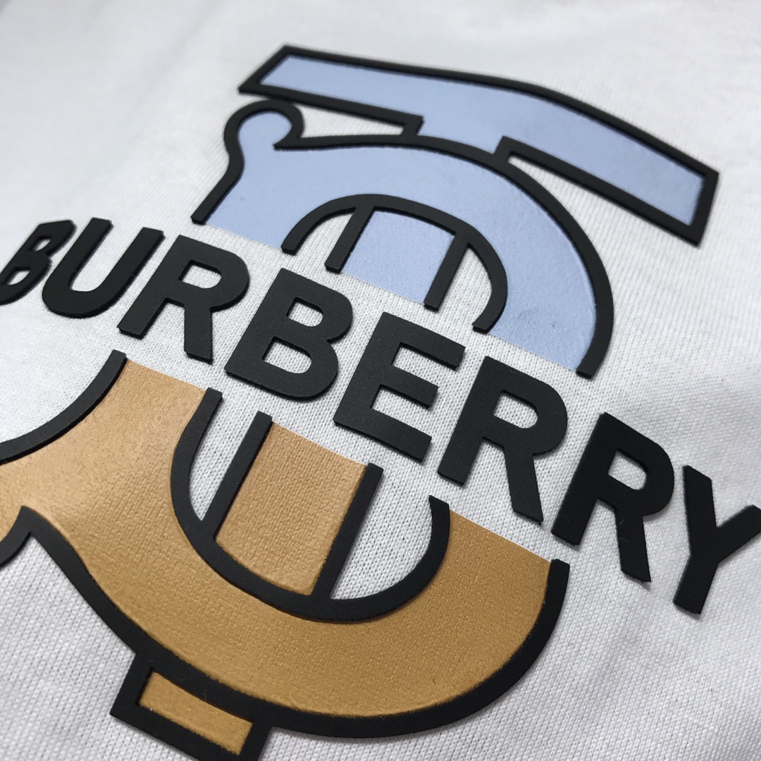 Burberry T-shirt Location Print Cotton Oversized