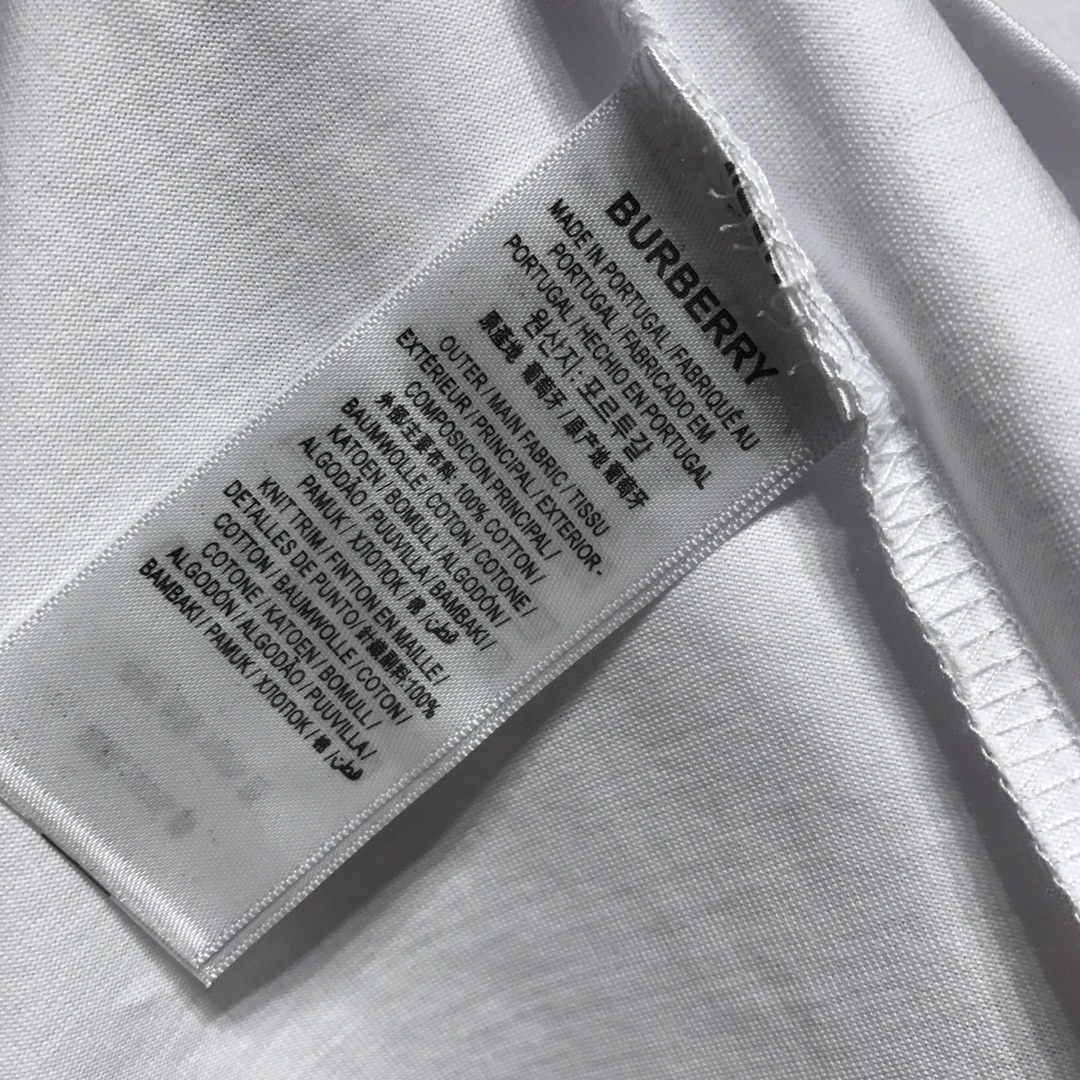 Burberry T-shirt Location Print Cotton Oversized