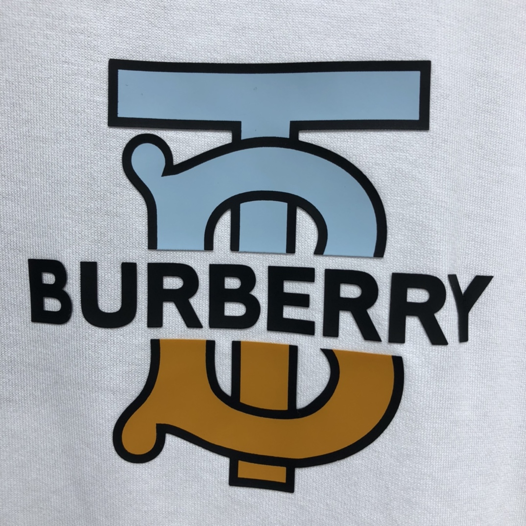 Burberry T-shirt Location Print Cotton Oversized