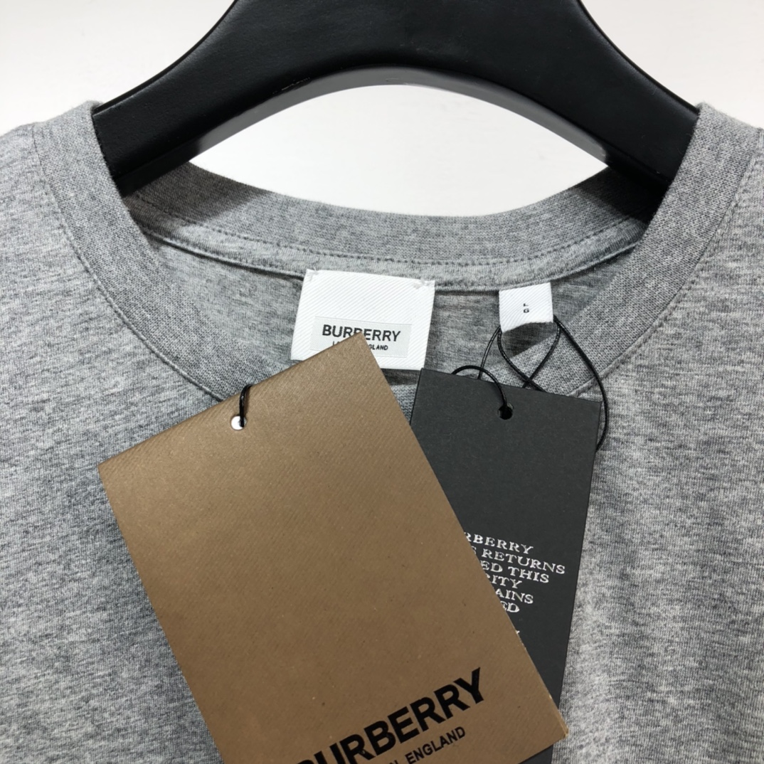 Burberry T-shirt Location Print Cotton Oversized