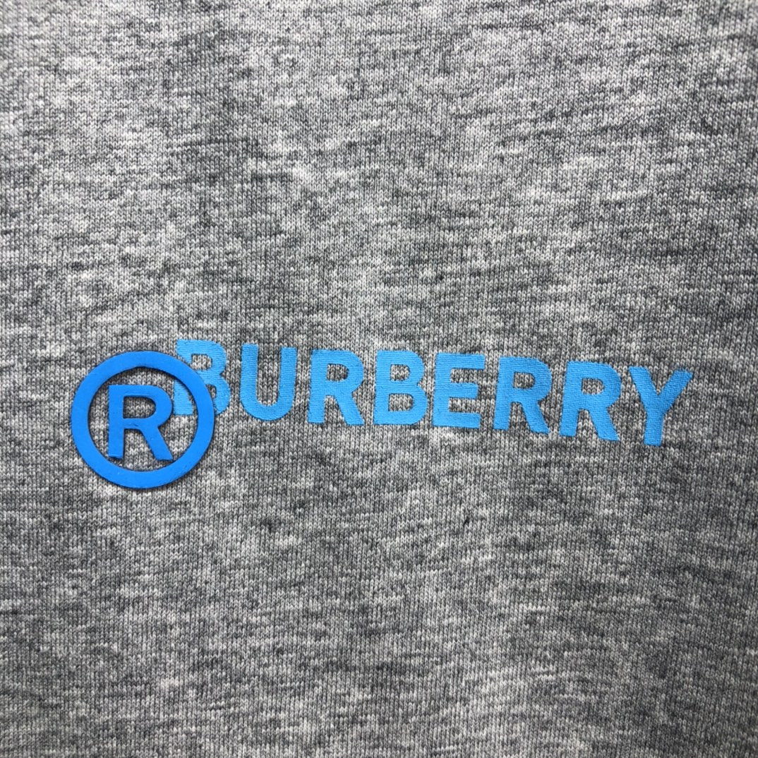 Burberry T-shirt Location Print Cotton Oversized