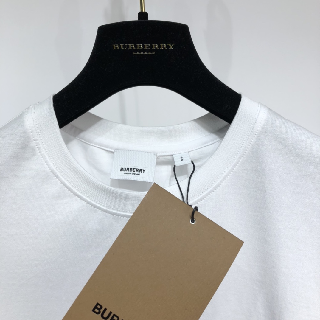 Burberry T-shirt Location Print Cotton Oversized