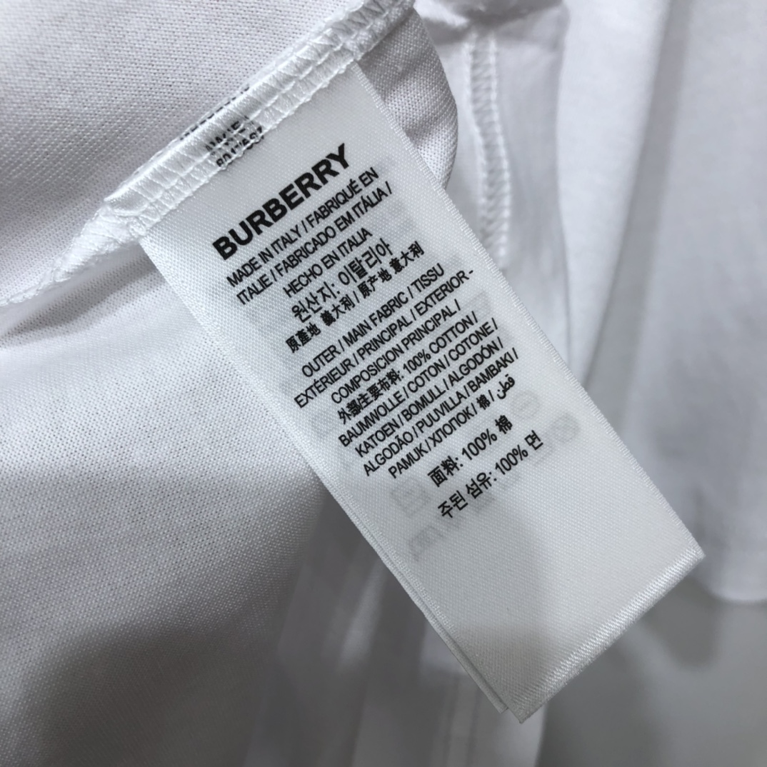 Burberry T-shirt Location Print Cotton Oversized