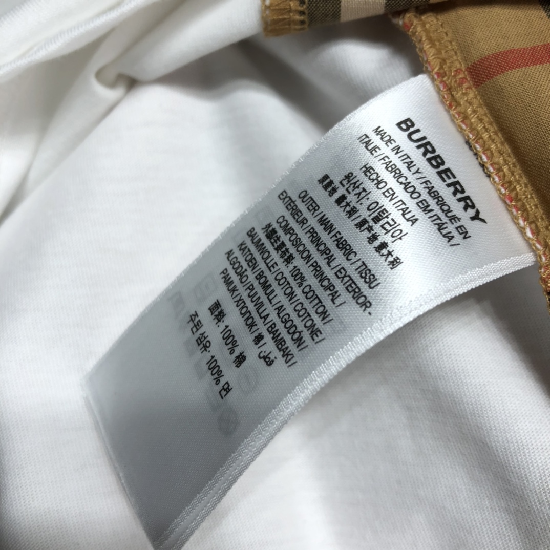 Burberry T-shirt Location Print Cotton Oversized