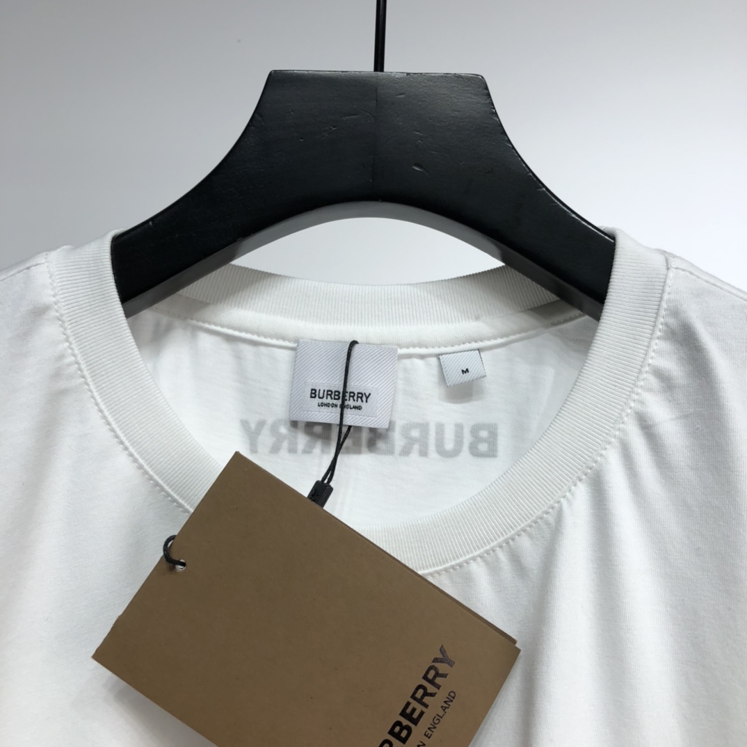 Burberry T-shirt Location Print Cotton Oversized