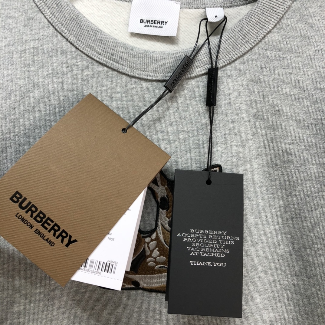 Burberry Sweatshirt Location Print Cotton