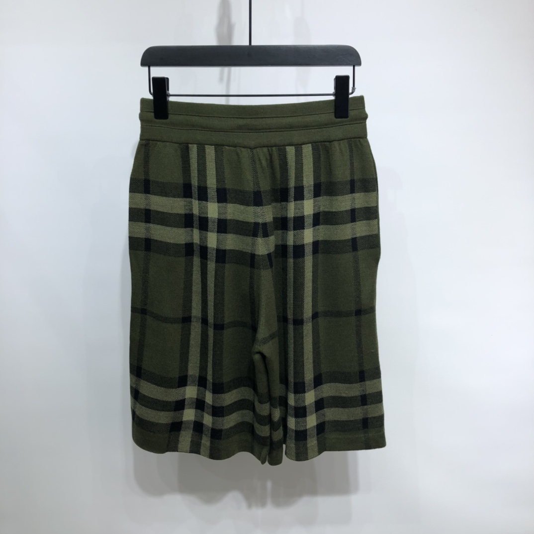 Burberry Shorts Check Drawcord Swim