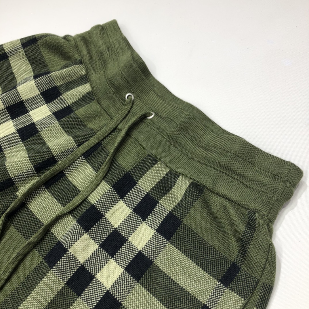 Burberry Shorts Check Drawcord Swim