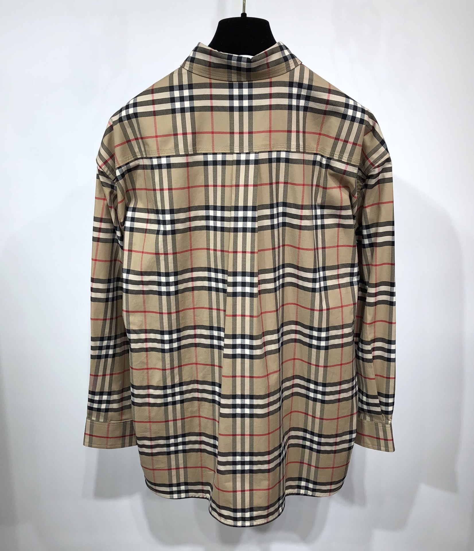 Burberry Shirt Small Scale Check Stretch Cotton