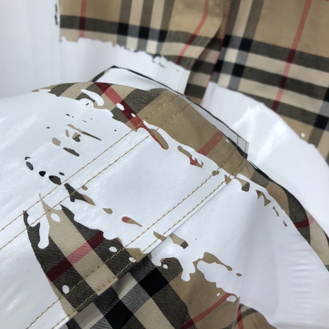 Burberry Shirt Small Scale Check Stretch Cotton