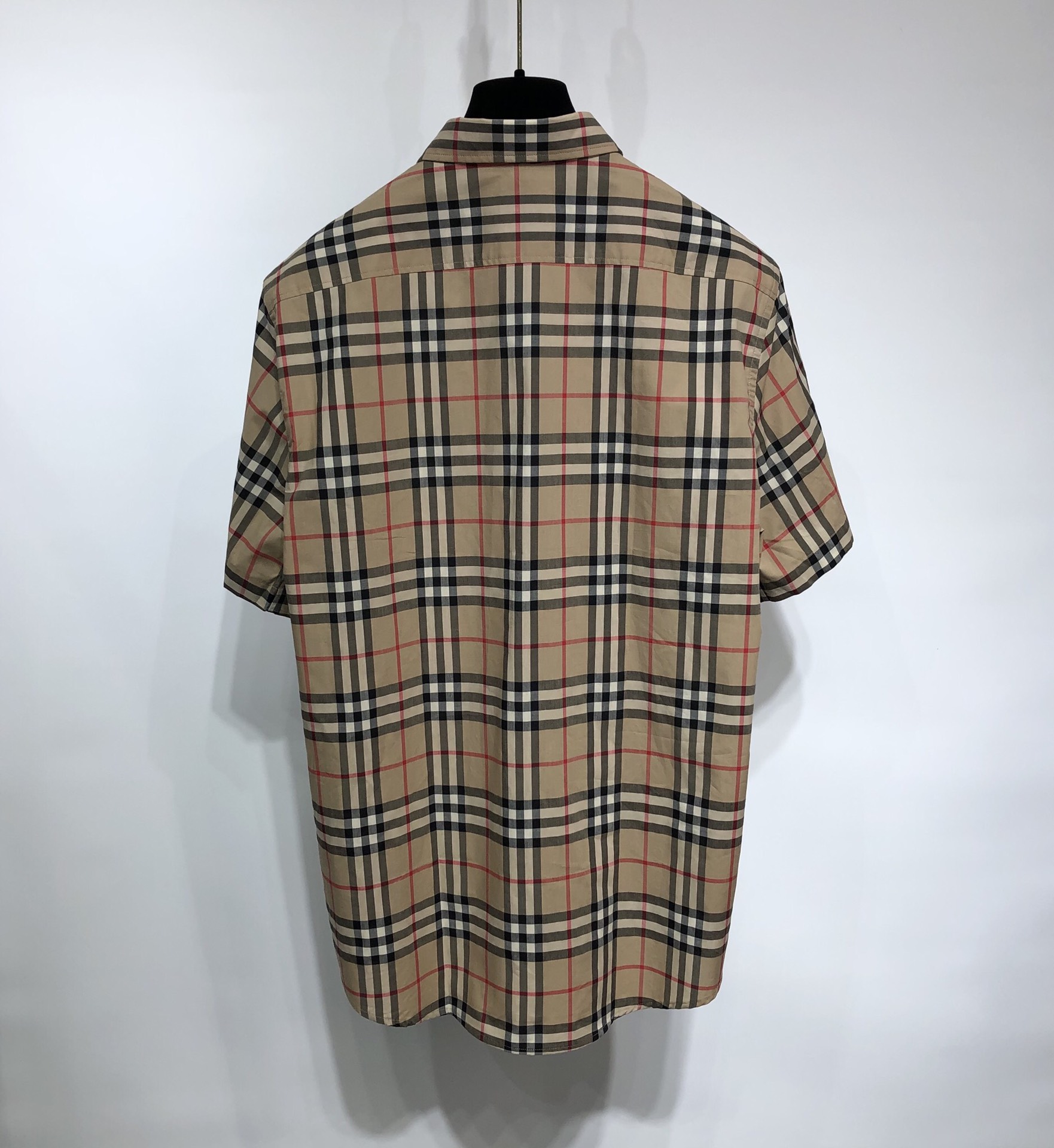 Burberry Shirt Short-sleeve Monogram Motif Stretch