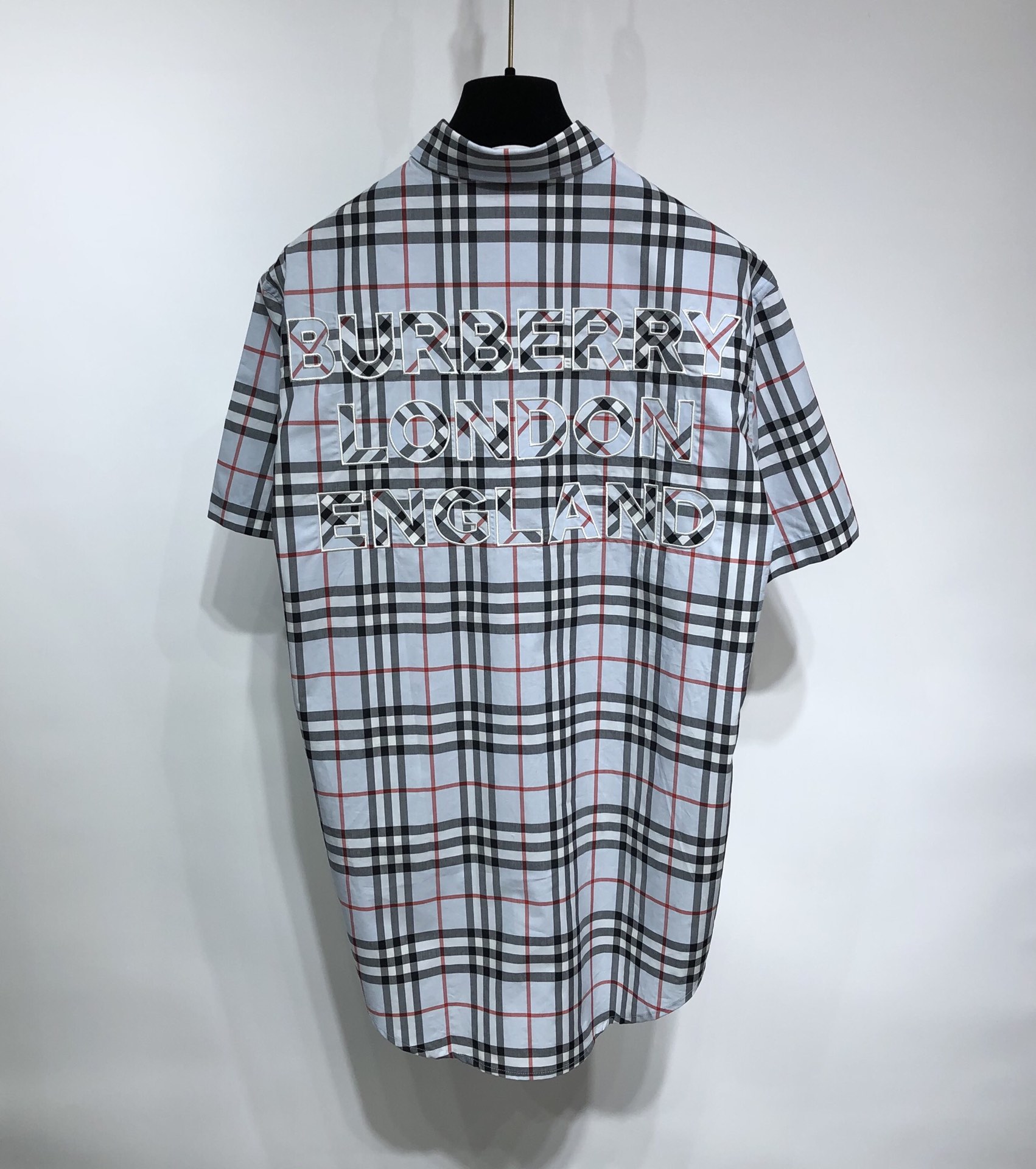 Burberry Shirt Short-sleeve Monogram Motif Stretch