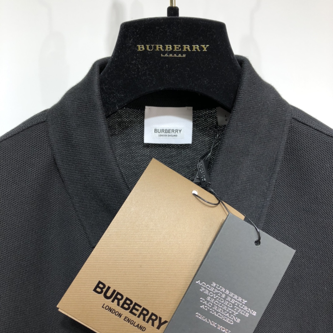 Burberry Shirt Short-sleeve Monogram Motif Stretch