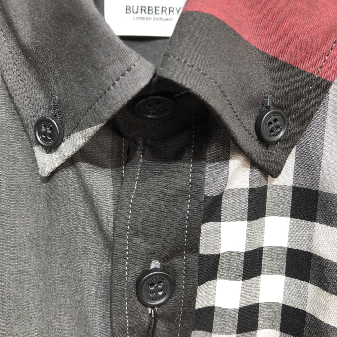 Burberry Shirt Check Cotton Poplin