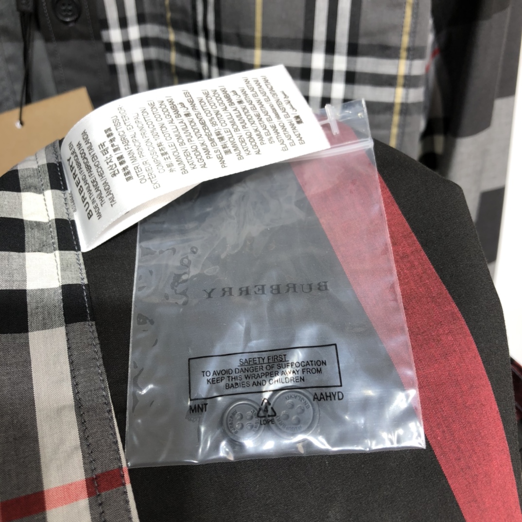 Burberry Shirt Check Cotton Poplin