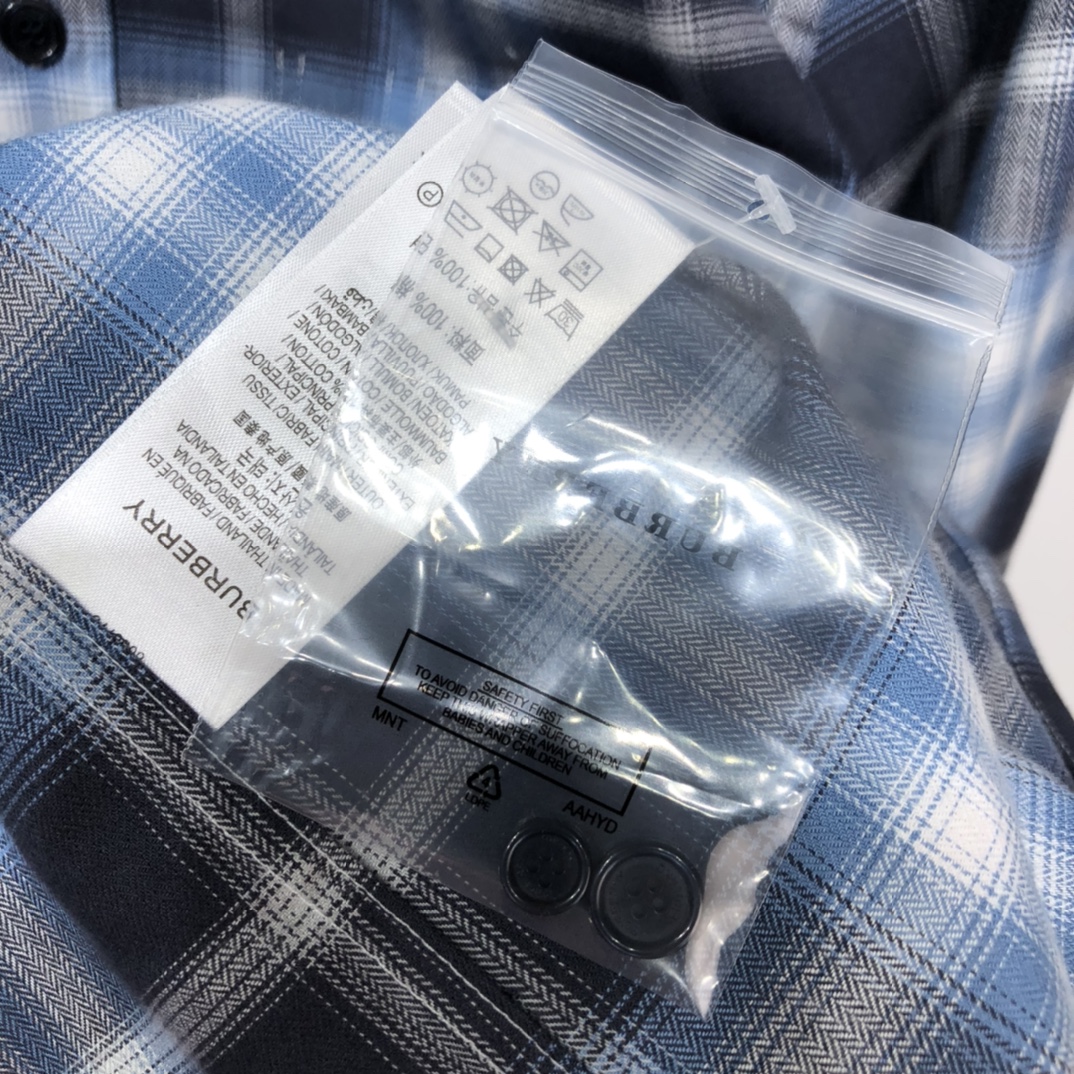 Burberry Shirt Check Cotton Poplin