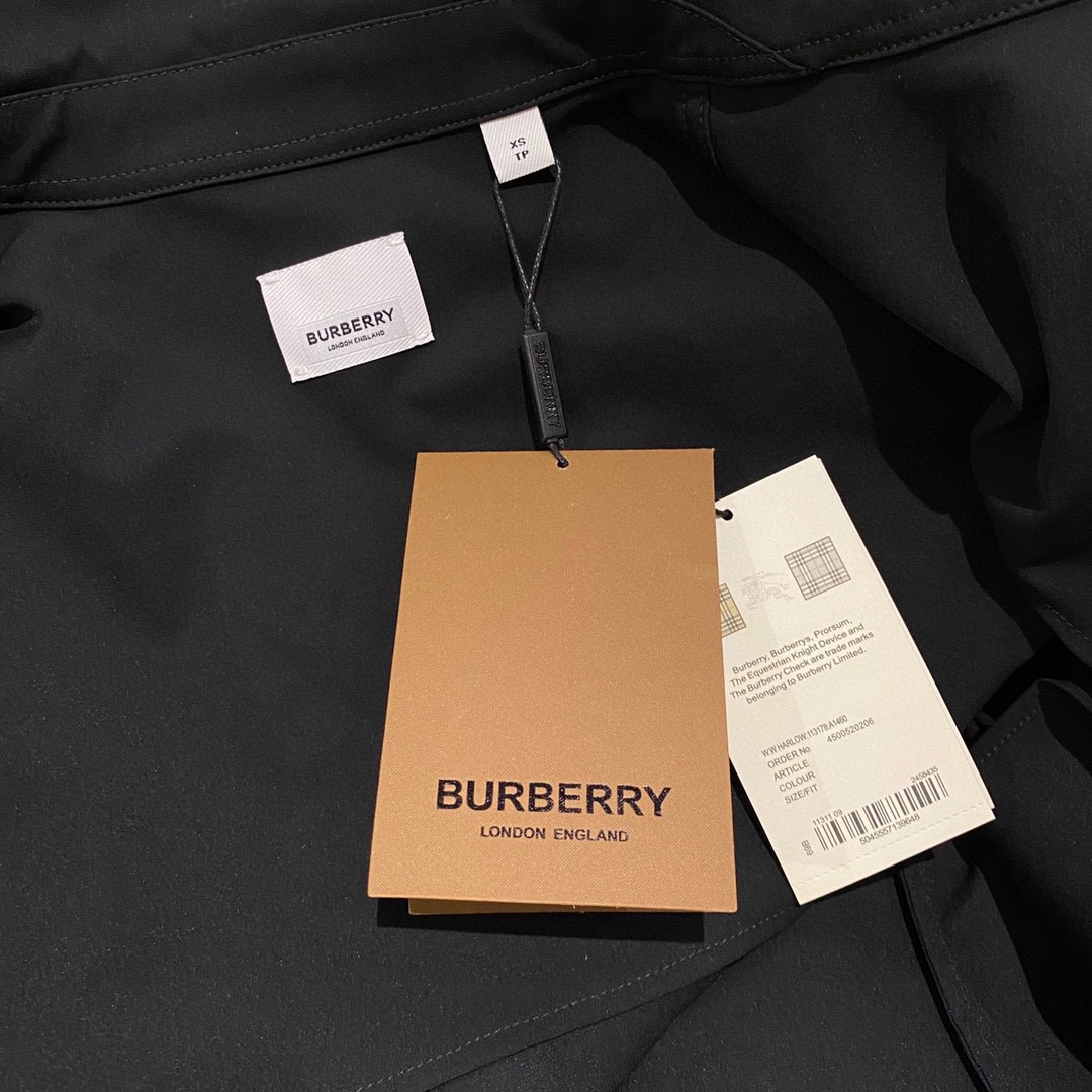 Burberry Jacket Packaway Hood Shape-memory Taffeta