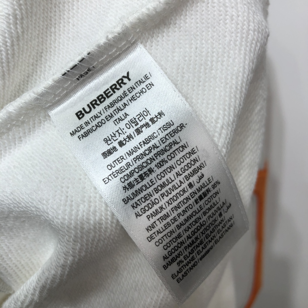 Burberry Hoodie Monogram Print-lined Cotton