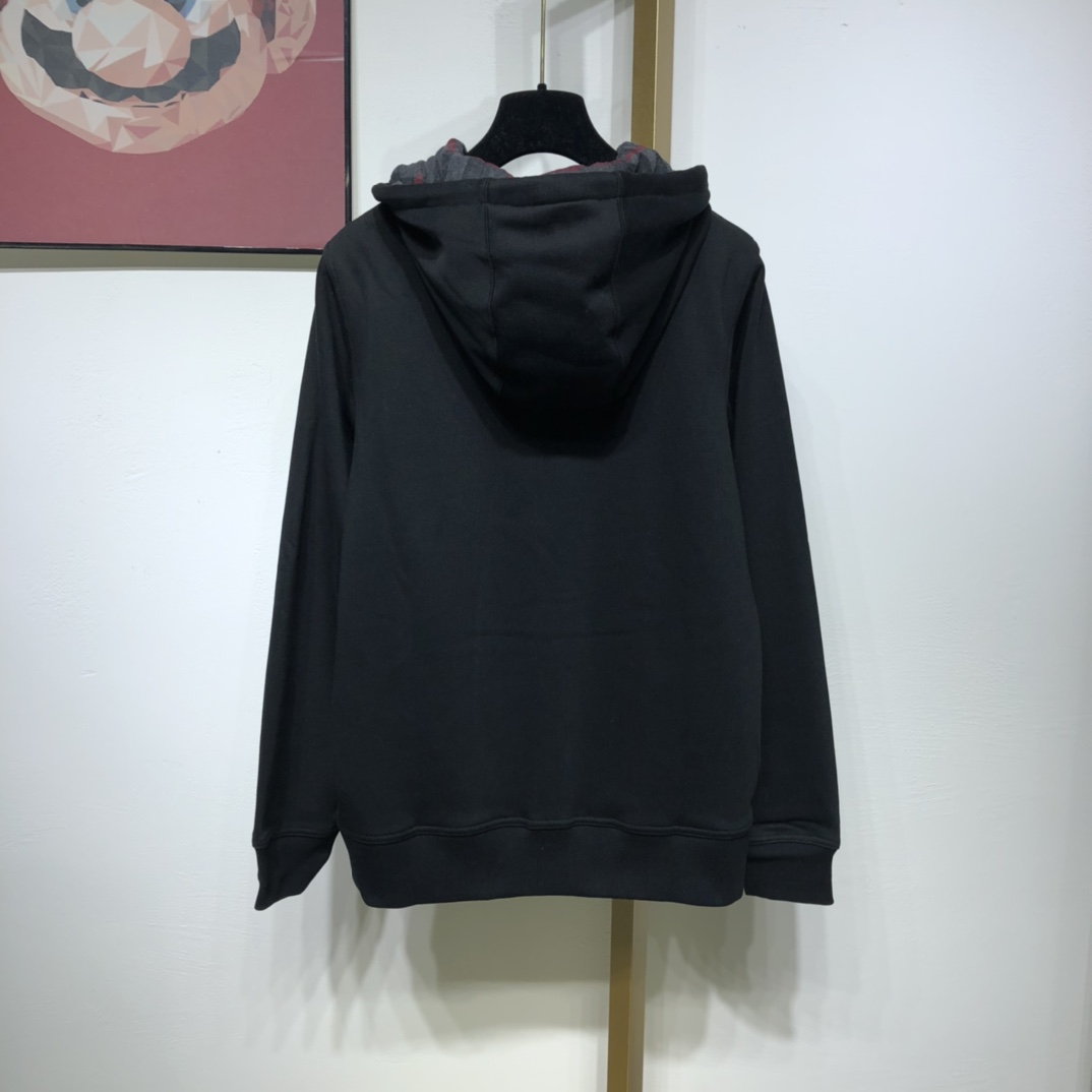 Burberry Hoodie Monogram Motif Cashmere Blend