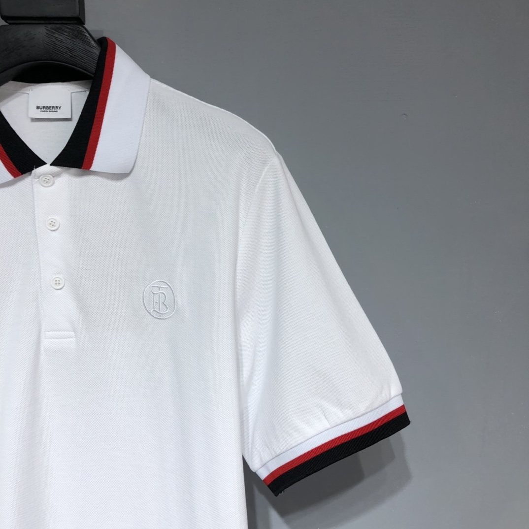 Burberry 2022SS Striped Loose POLO