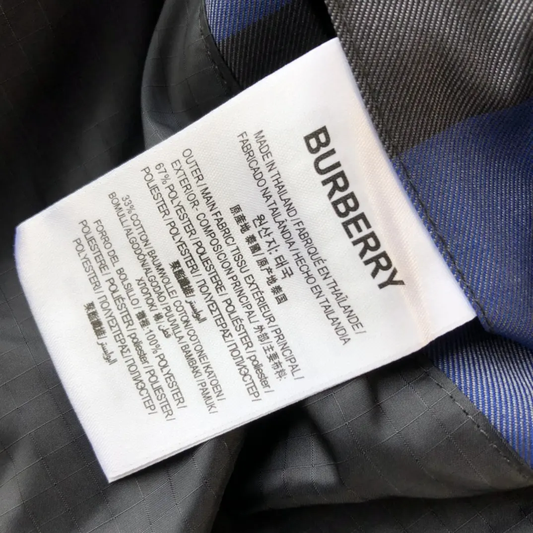 BURBERRY 2022SS fashion jacket in blue