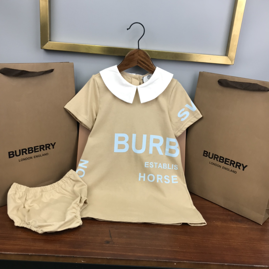 Burberry 2022 Underpants and Dress Set