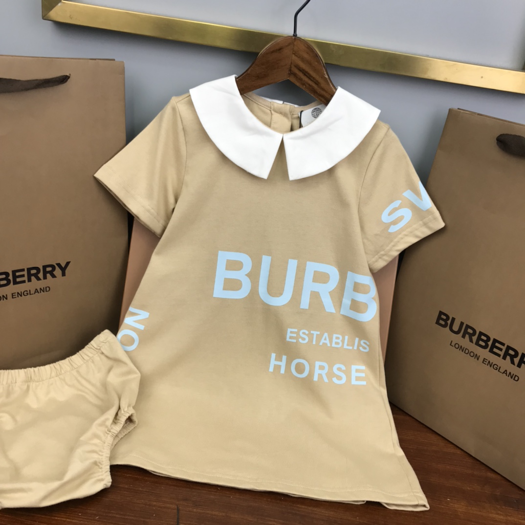 Burberry 2022 Underpants and Dress Set