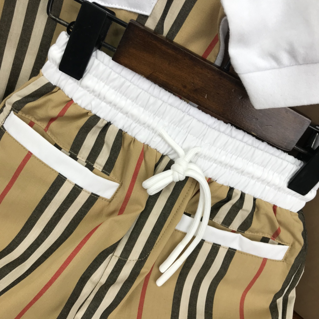 Burberry 2022 New T-shirt and Shorts Set