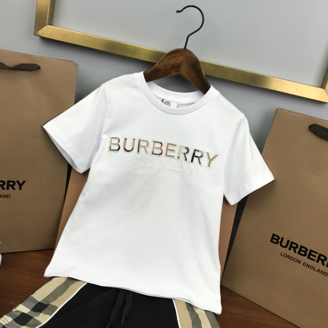 Burberry 2022 New T-shirt and Shorts Set