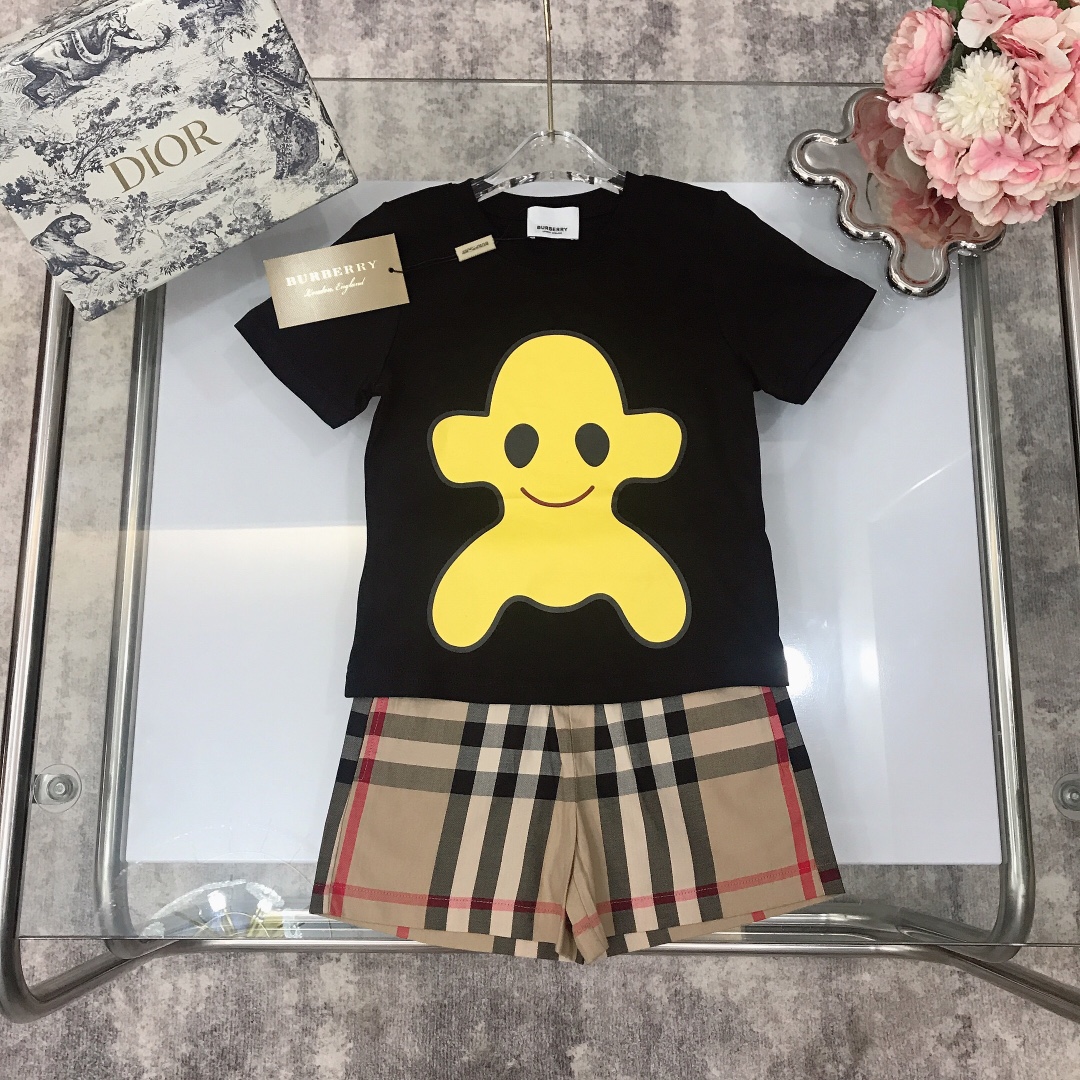 Burberry 2022 New Polo T-Shirt and Short Set