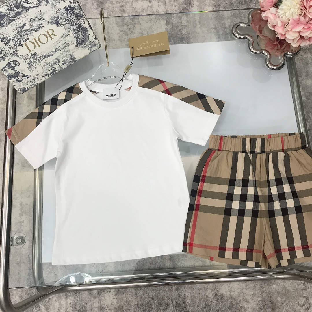 Burberry 2022 New Polo T-Shirt and Short Set