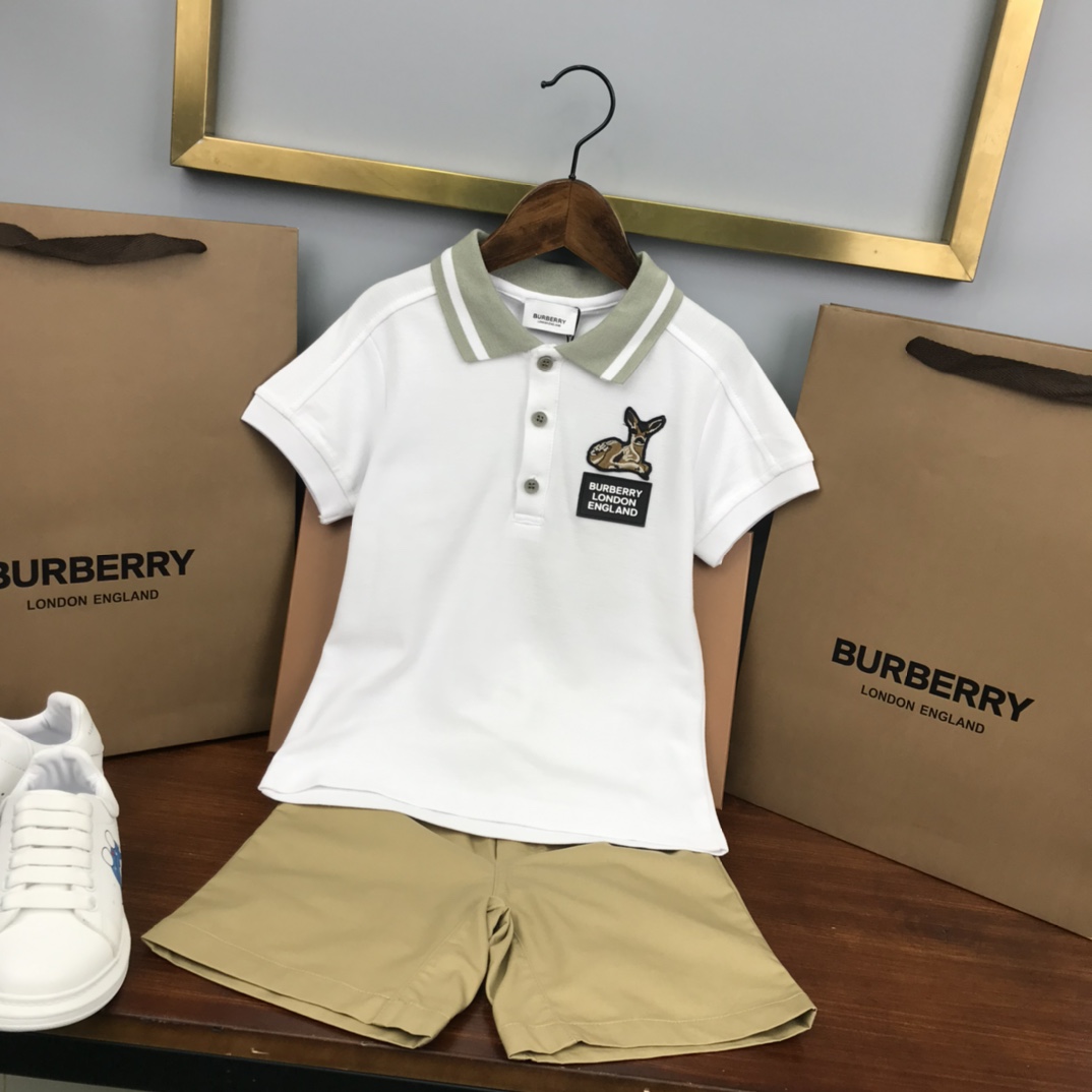 Burberry 2022 New Polo Shirt and Shorts Set