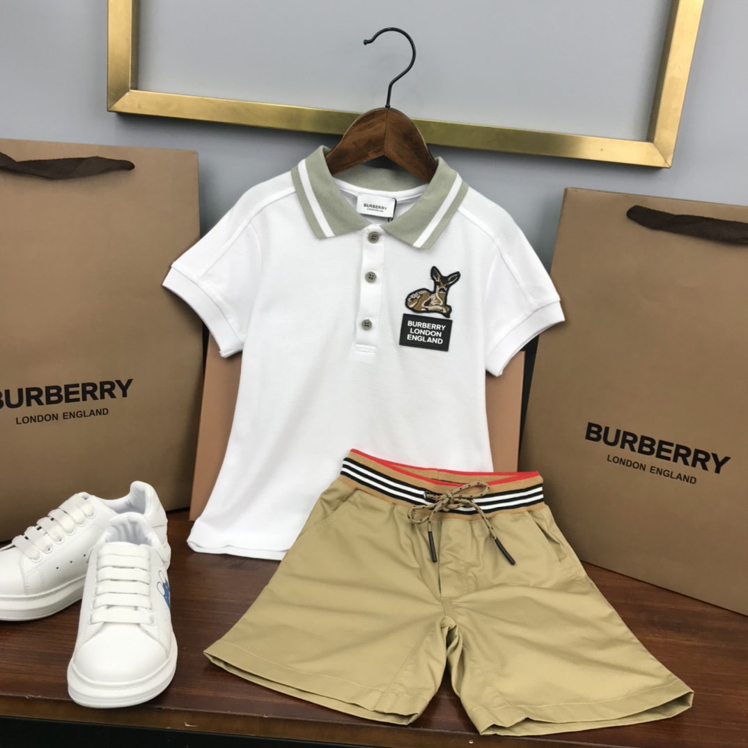 Burberry 2022 New Polo Shirt and Shorts Set