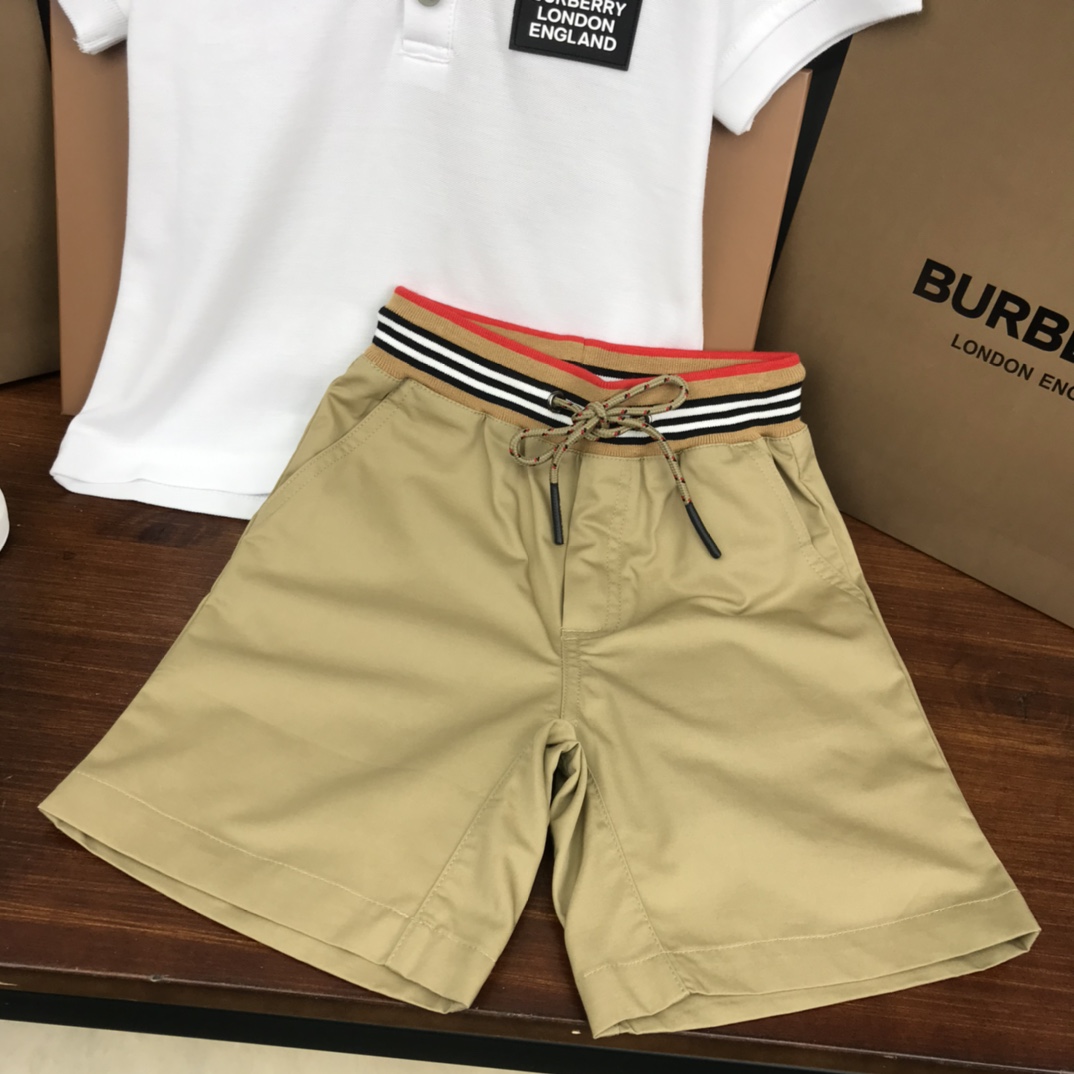 Burberry 2022 New Polo Shirt and Shorts Set