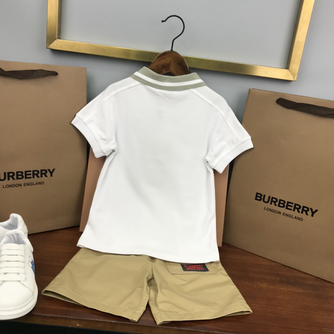 Burberry 2022 New Polo Shirt and Shorts Set