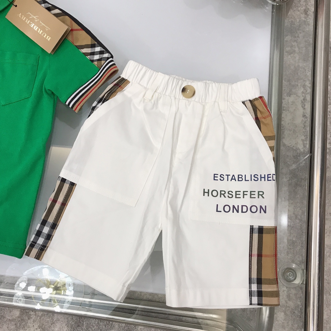 Burberry 2022 New Polo Shirt and Short Set