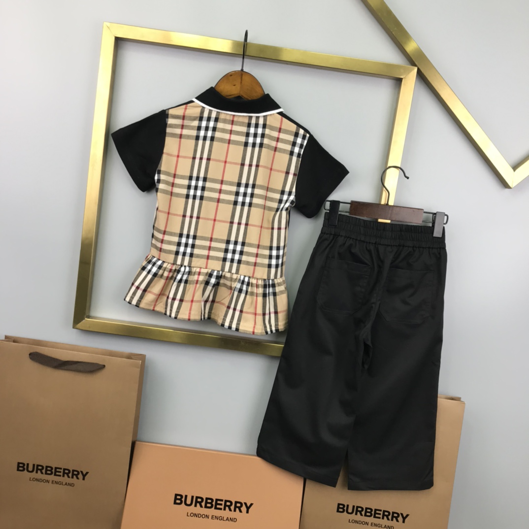 Burberry 2022 New Polo Shirt and Pants Set