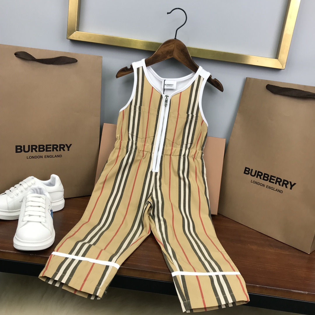 Burberry 2022 New Plaid Jumpsuits